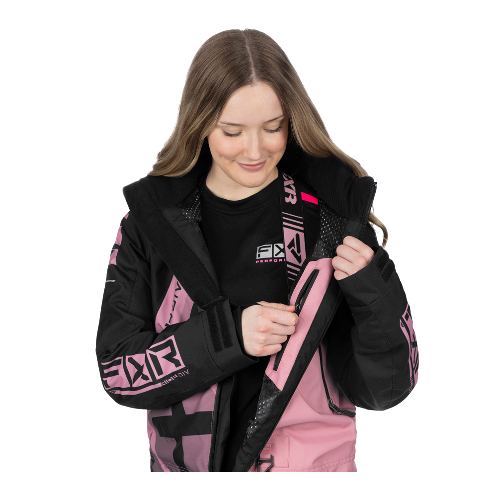 Комбинезон FXR CX F.A.S.T. с утеплителем Black/Dusty Rose, 4