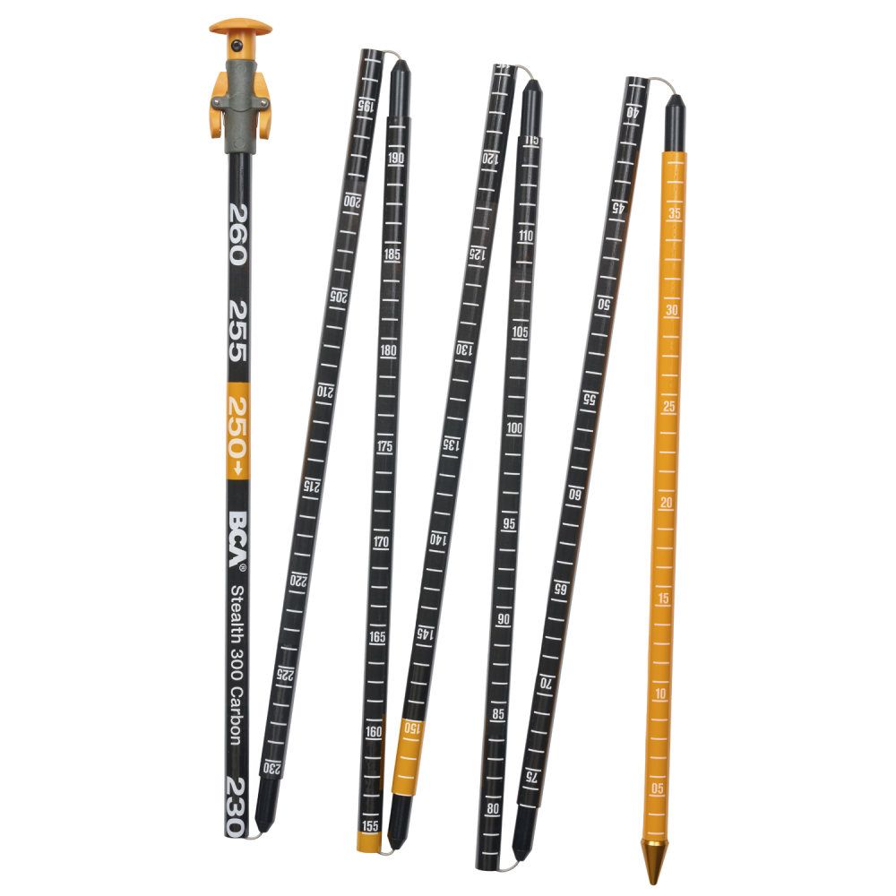 Щуп лавинный BCA STEALTH Carbon Black, 300cm