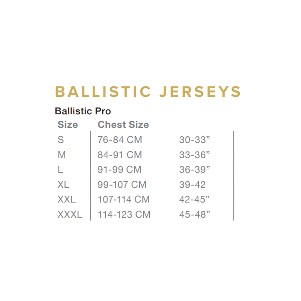 Джерси защитная EVS Ballistic Pro Black, Medium