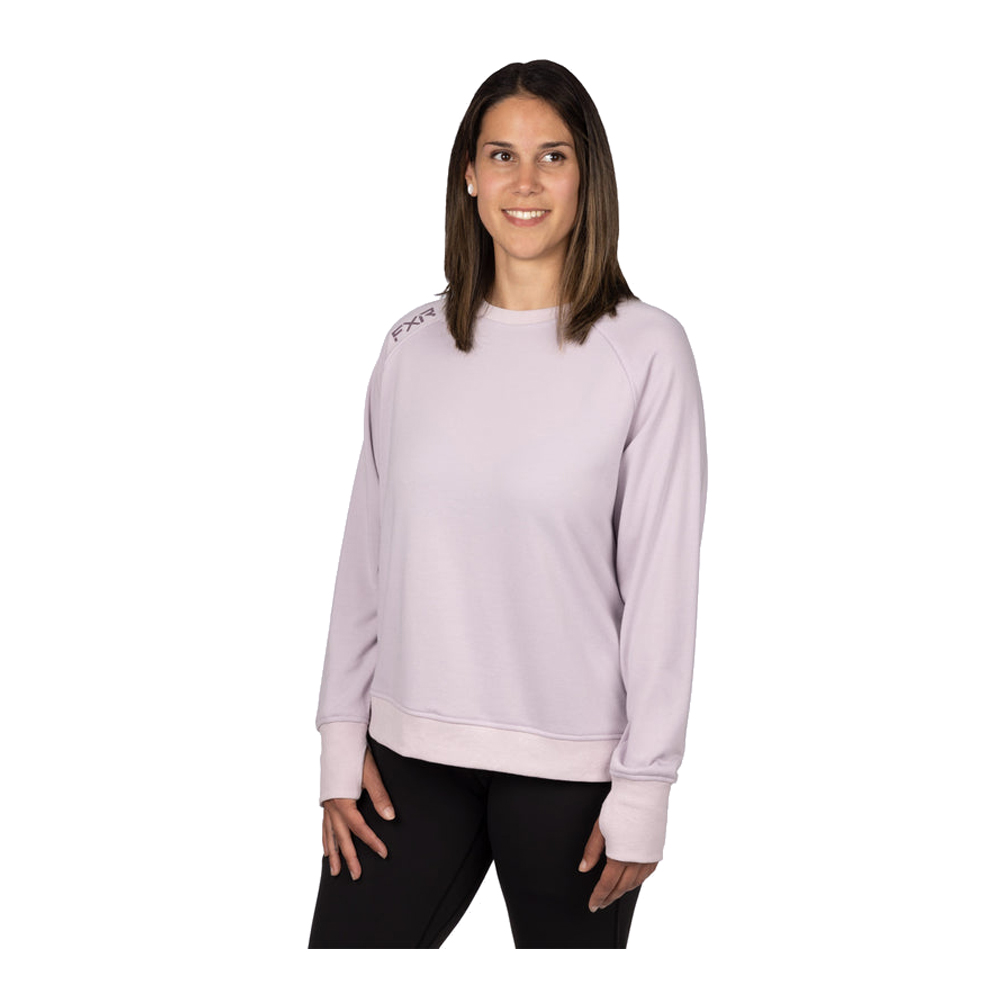 Толстовка FXR Side Star Crewneck Po Dusty Lilac/Mtd Grape, L