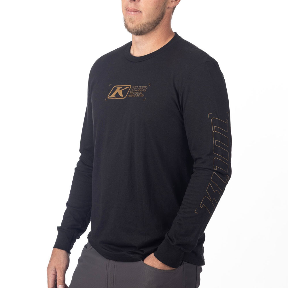 Лонгслив Klim Tri-Blend Black - Breen, XL