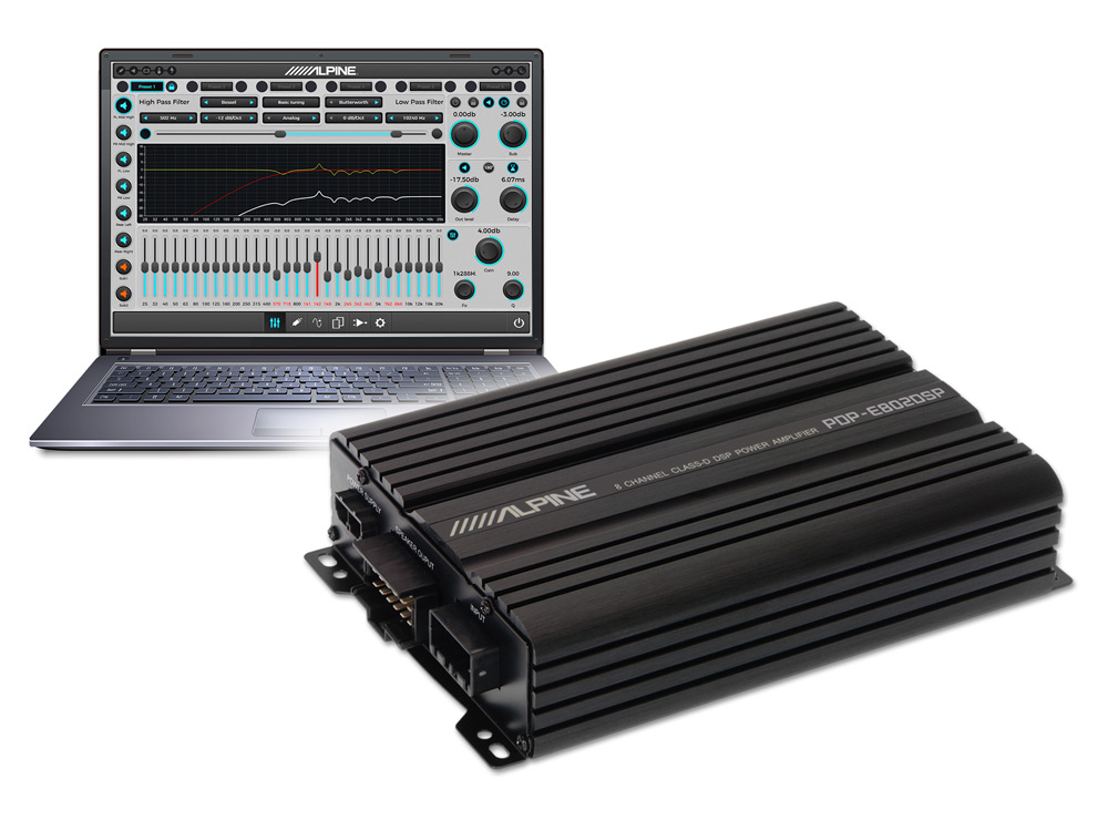 Автомобильный процессор-усилитель ALPINE PDP-E802DSP