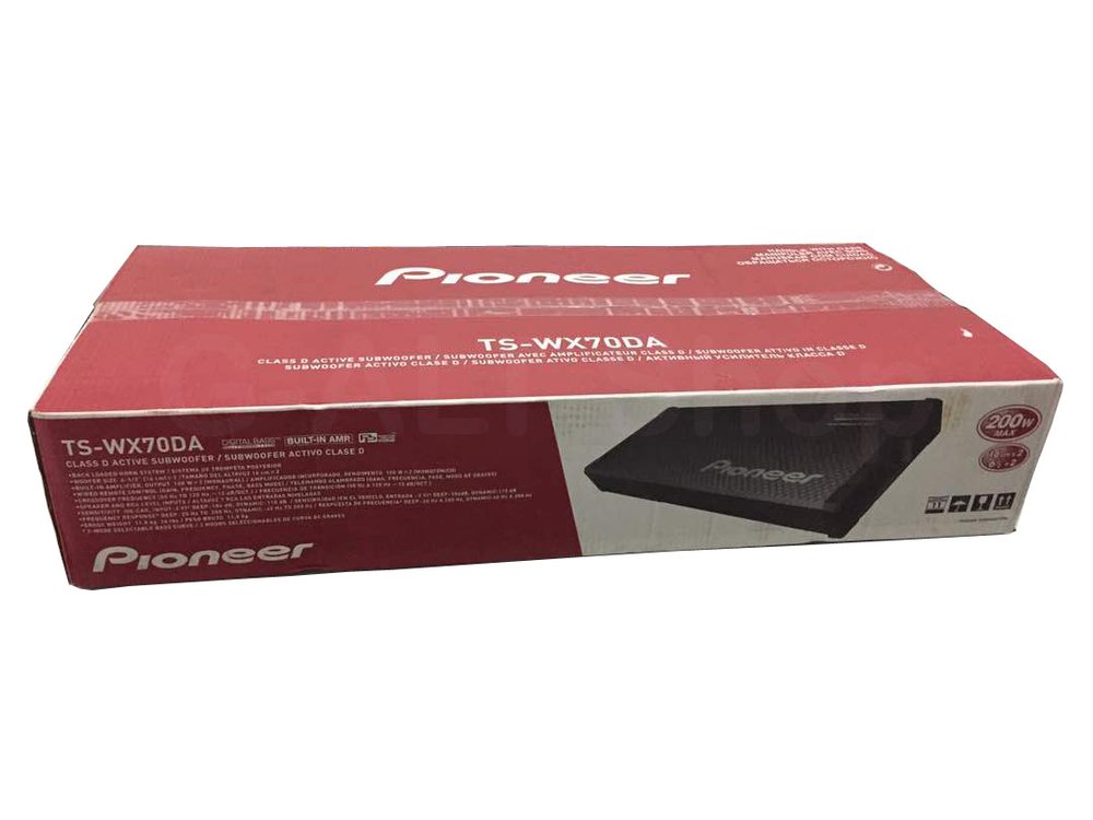 Автомобильный корпусной активный сабвуфер 12” (30 см) PIONEER TS-WX70DA