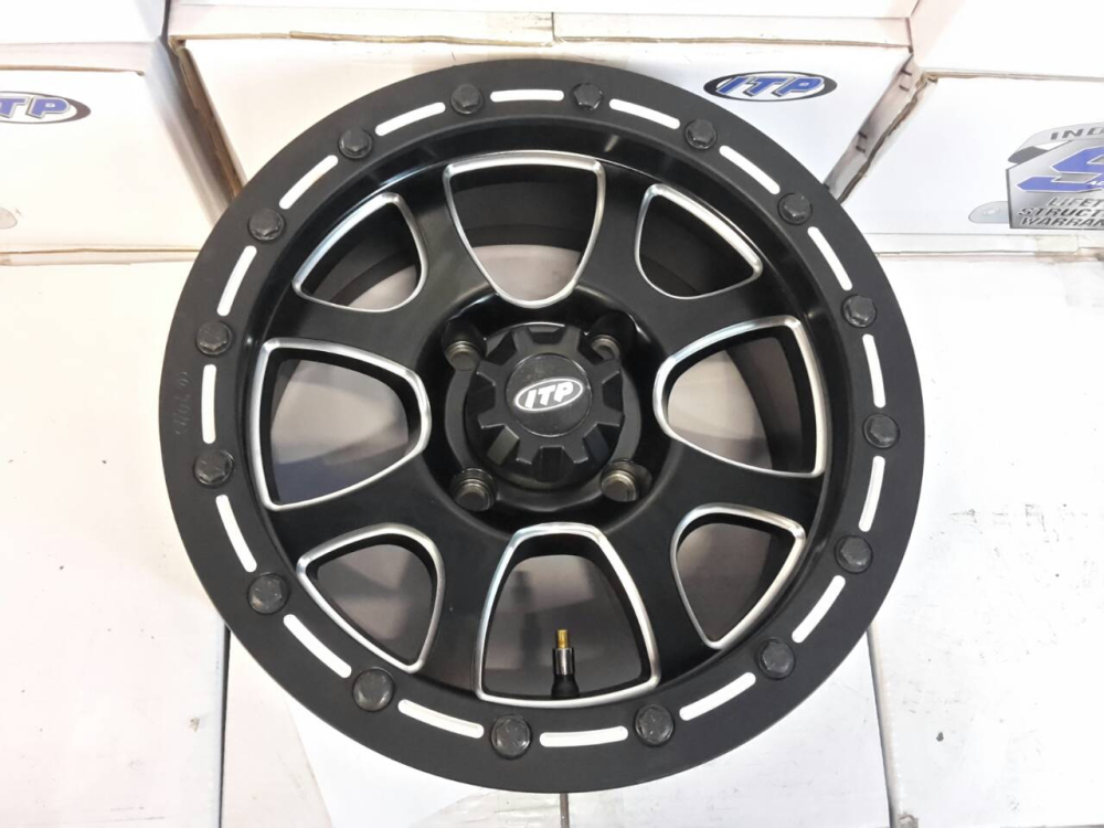 Диск для квадроцикла ITP Tsunami BeadLock 14x7 4/115 5+2 BLK w. milled - Б/У для квадроцикла по низкой цене в Москве. Можете купить недорого и в наличии!Всего 8 721 р.