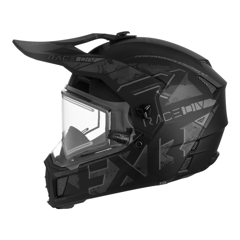 Шлем FXR Clutch X Evo с подогревом Stealth Black, M