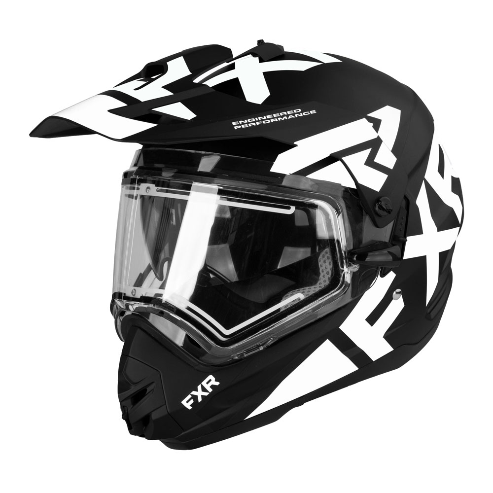 Шлем FXR Torque X Team с подогревом Black/White, M