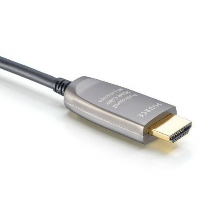 HDMI кабель EAGLE CABLE Profi HDMI 2.1 LWL 10K, 120 Hz, 5 m, 313245005