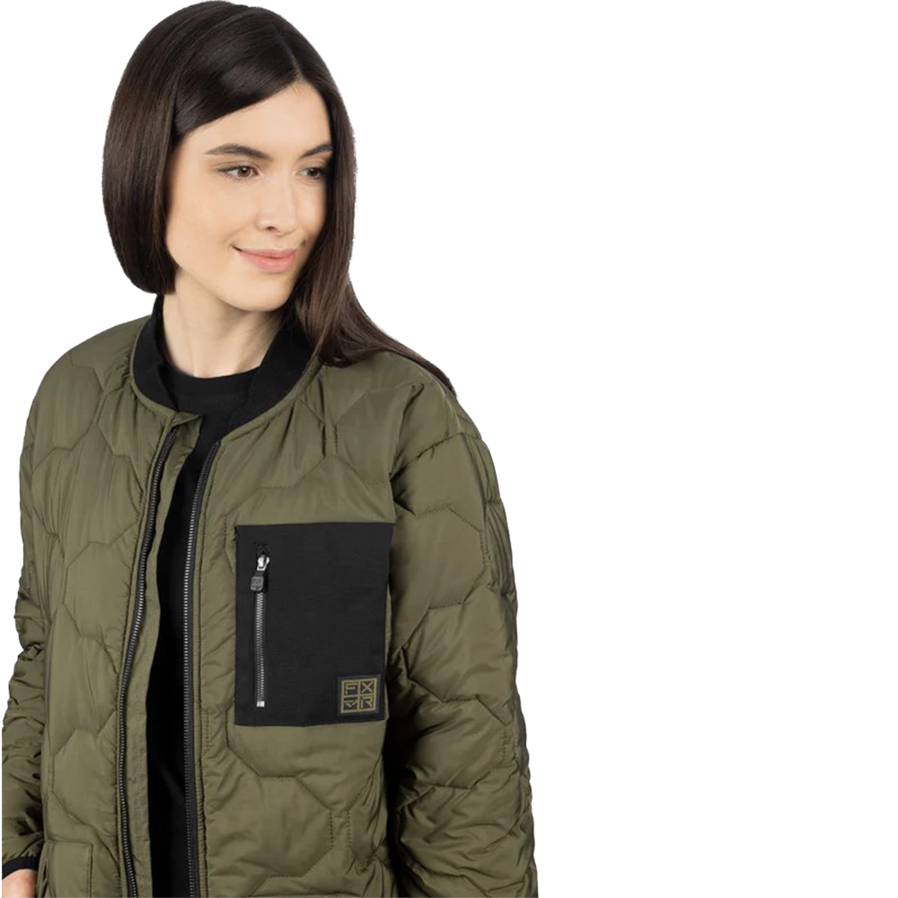Куртка FXR Rig Quilted без утеплителя Moss/Black, S