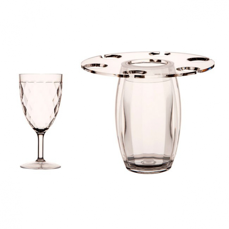 Купить ведерко для шампанского + бокалы 11,5х23 см по цене  Низкие цены. Большой выбор. Доставка по всей России. Интернет-магазин в Москве. Только положительные отзывы!