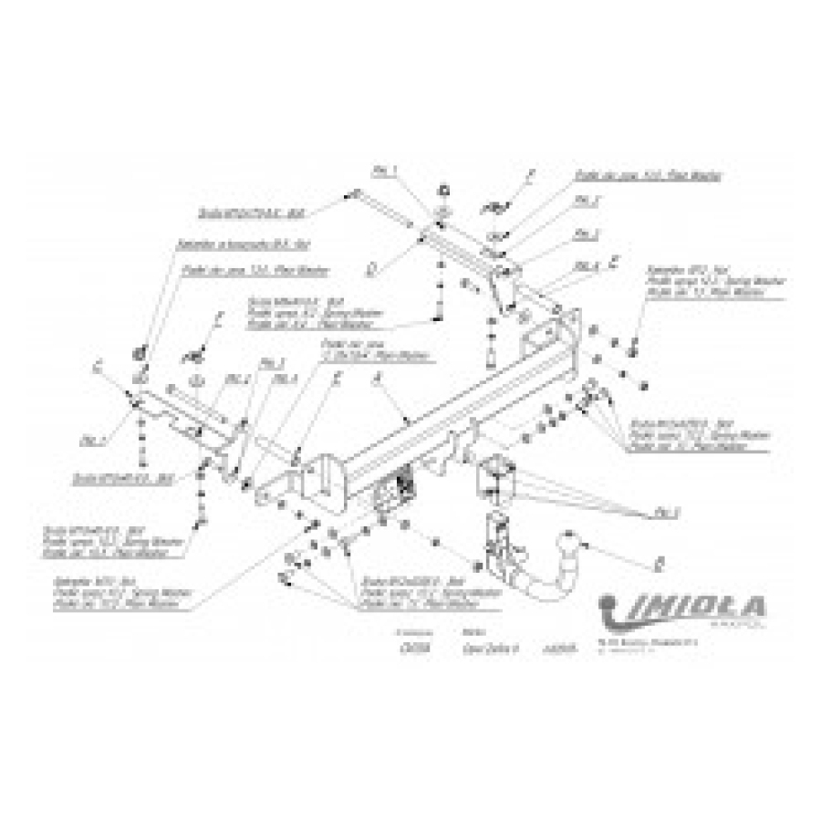 Купить фаркоп opel zafira b 2005-2012 - o.a34 imiola по цене  Низкие цены. Большой выбор. Доставка по всей России. Интернет-магазин в Москве. Только положительные отзывы!