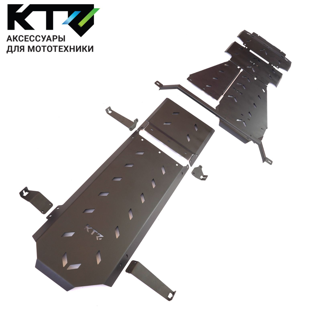 Комплект защит для TANK 400 2.0 АКПП 4WD 2025, сталь 3 мм KTZ