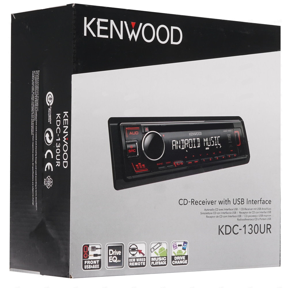 Автомобильный CD-ресивер KENWOOD KDC-130UR