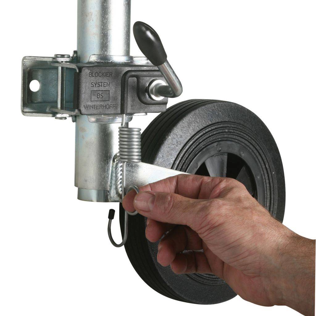 Блокирующая система (пружина опорного колеса) BS-KLE 48 для прицепа квадроцикла ATV по низкой цене в Москве. Можете купить недорого и в наличии! Доставка по РФ. Всего 440 р.