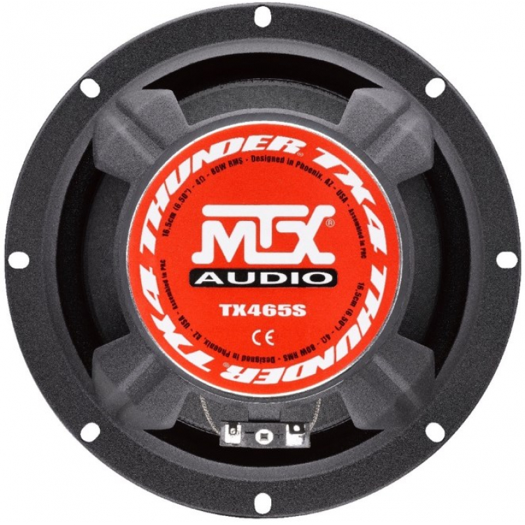 Автомобильная двухполосная компонентная акустика MTX TX465S