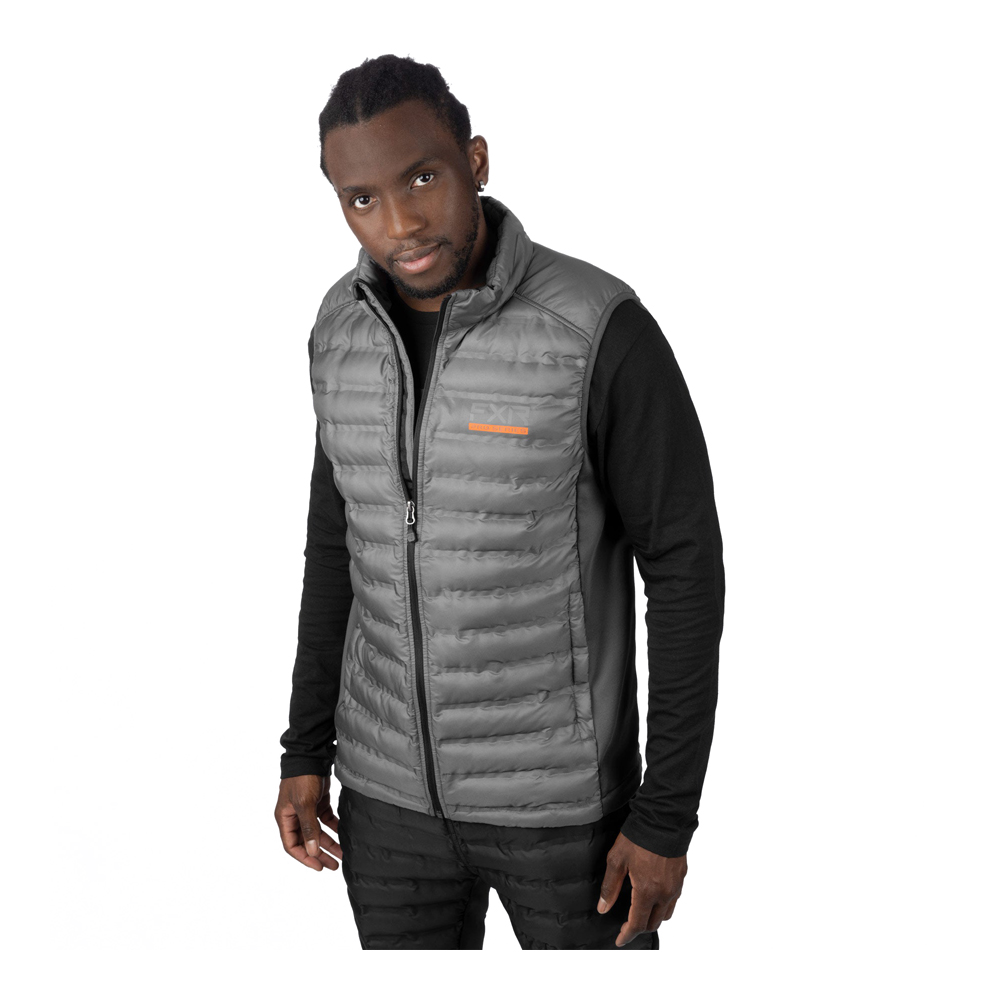 Жилет FXR Podium Hybrid Quilted Charcoal/Orange, L