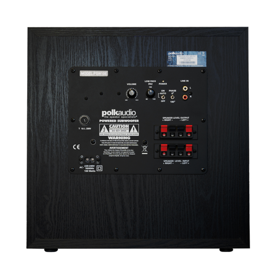 Активный сабвуфер POLK AUDIO PSW10E, black