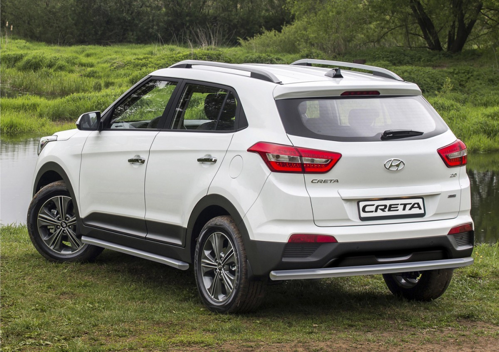 Защита заднего бампера d57 Hyundai Creta 2016-2021 (R.2310.009) Rival
