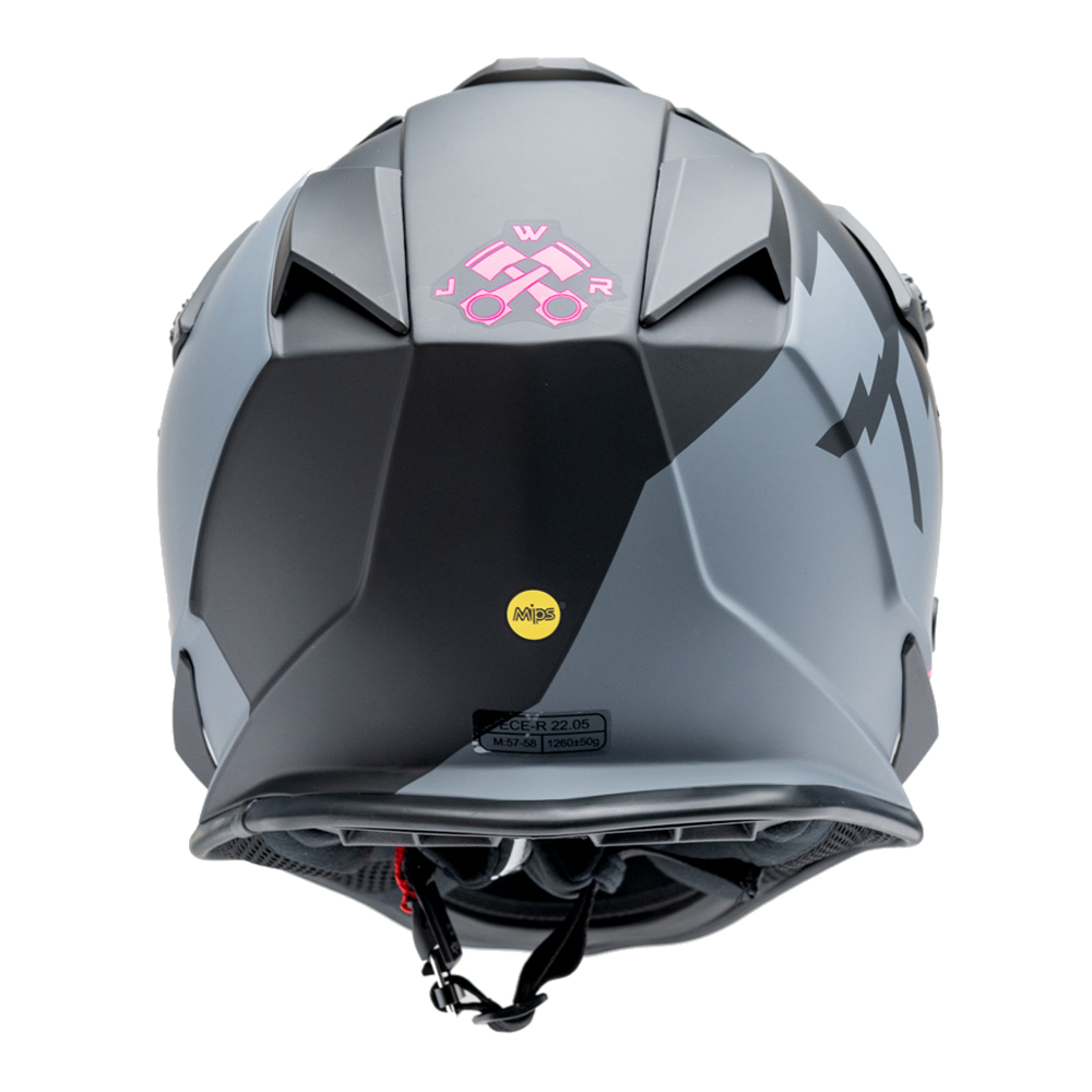Шлем Jethwear Phase Black/Grey/Pink, S (55-56cm)