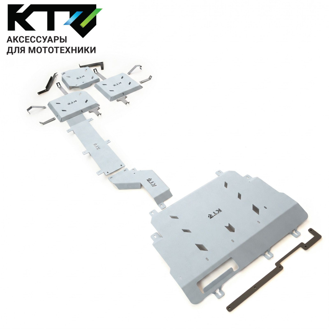 Комплект защит KTZ для HAVAL H7 2.0T DCT AWD 2025/HAVAL F7 2.0 SAT 2025 4WD 4 элемента KTZ