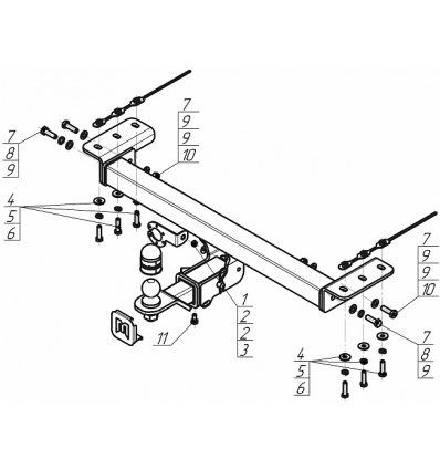 Купить фаркоп chery tiggo 4 2019-, pro 2022- 99011-e motodor по цене  Низкие цены. Большой выбор. Доставка по всей России. Интернет-магазин в Москве. Только положительные отзывы!