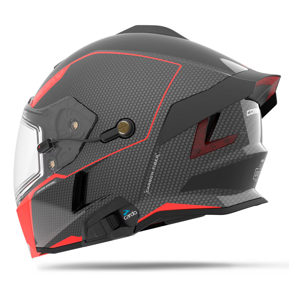 Шлем 509 Delta V Carbon Commander с подогревом Racing Red, 3X