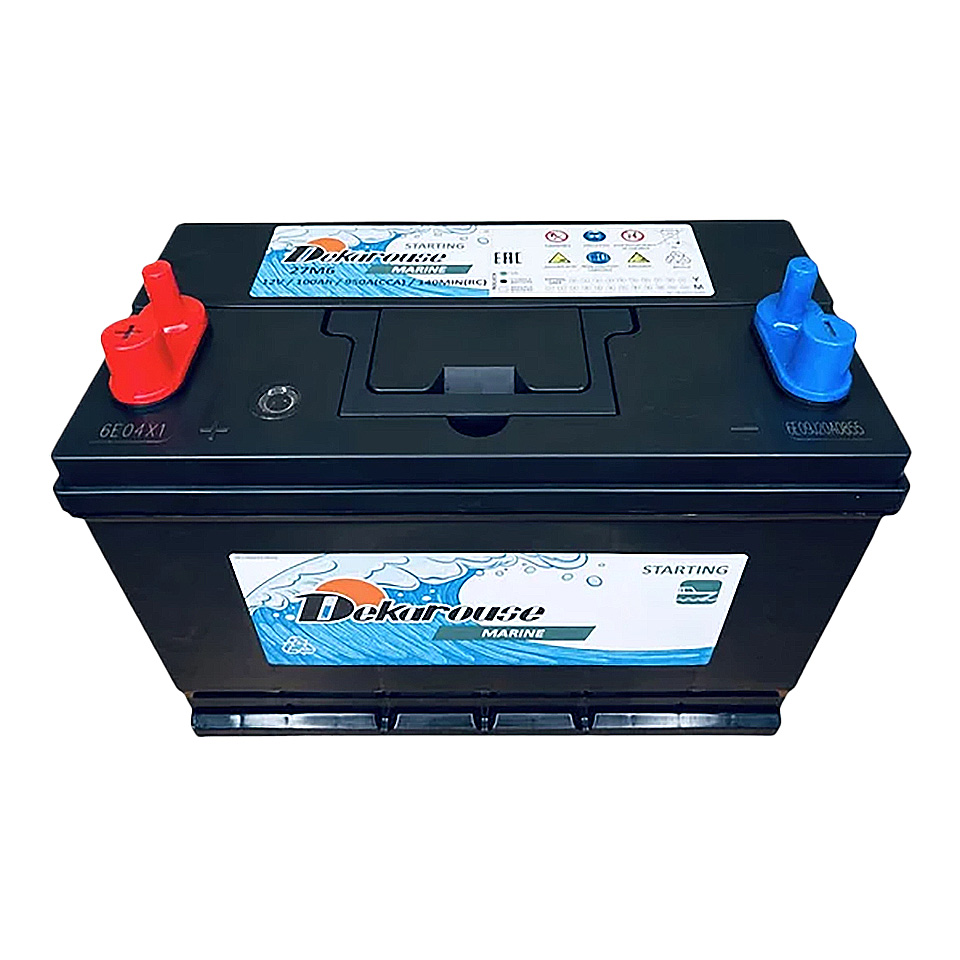 Купить аккумулятор лодочный dekarouse marine 27m6 100 ач 12v (стартерный) по цене  Низкие цены. Большой выбор. Доставка по всей России. Интернет-магазин в Москве. Только положительные отзывы!
