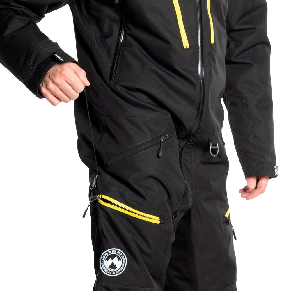 Комбинезон Jethwear Freedom с утеплителем Black/Yellow, XL J2435-001-XL
