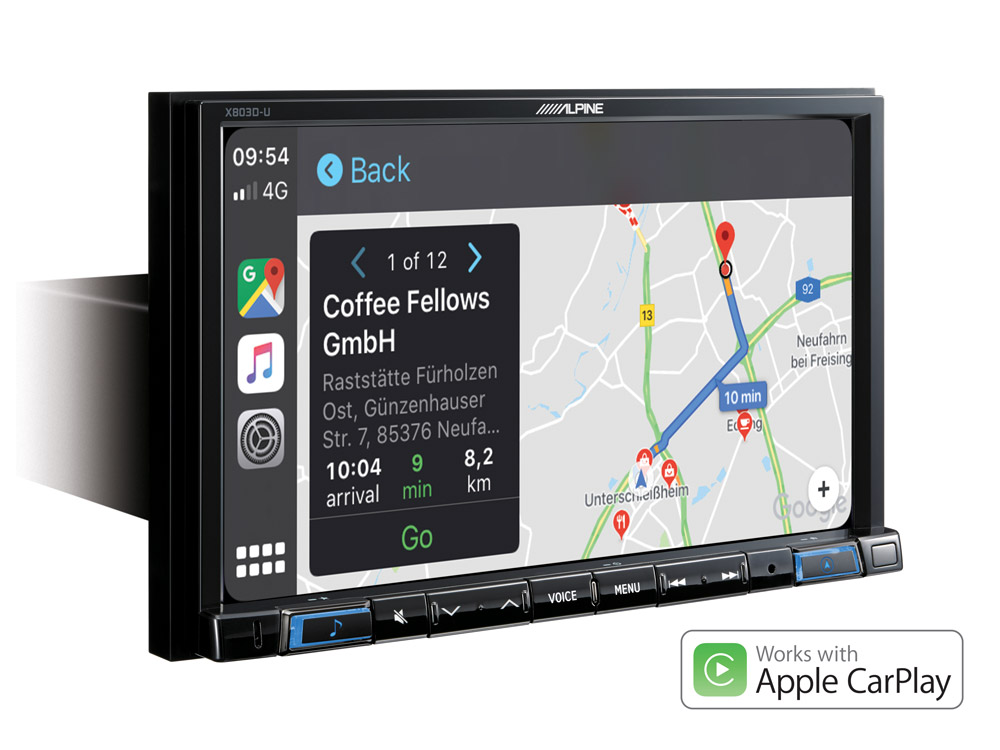 Автомобильный цифровой медиа-ресивер ALPINE X803D-U