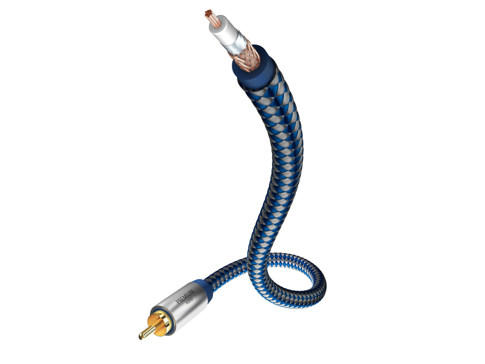 Кабель сабвуферный INAKUSTIK Premium Mono Sub Cable, 3.0 m, 00408031