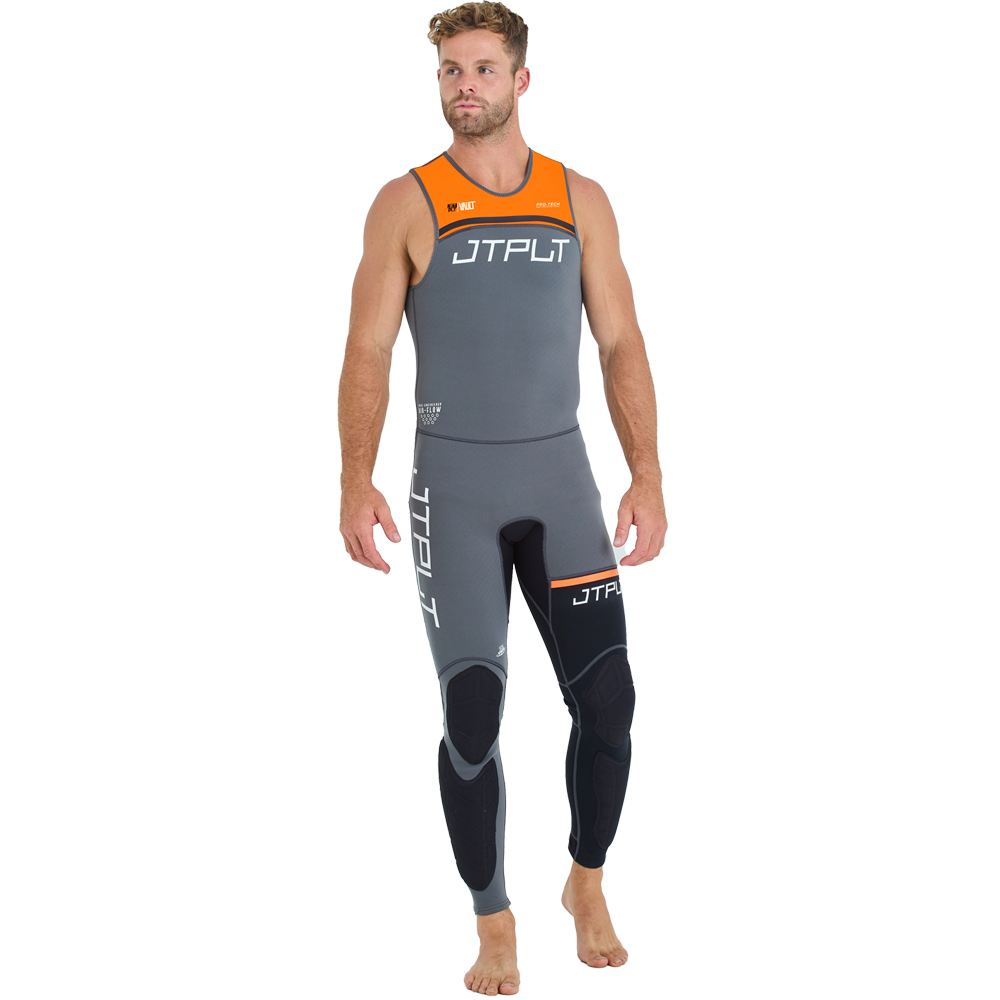 Комплект гидрокостюм и гидрокуртка JetPilot RX Vault Charcoal/Orange, 2XL
