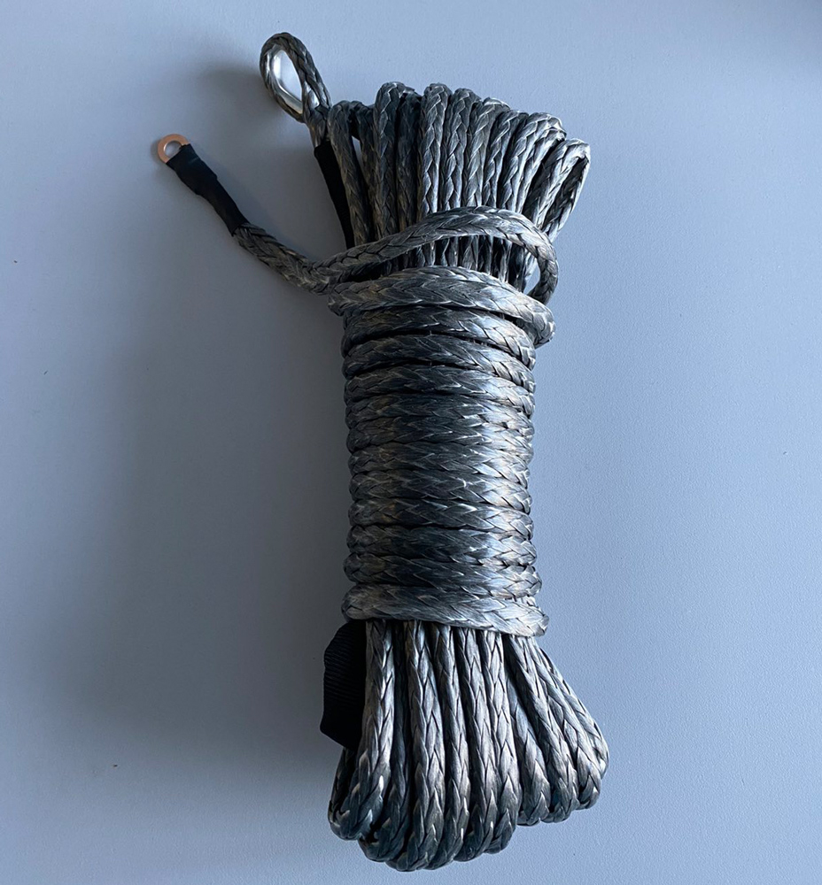 Купить синтетический трос лебедки j-max 6мм*15м с коушем, серый по цене 3 163 р.. Низкие цены. Большой выбор. Доставка по всей России.  Интернет-магазин в Москве. Только положительные отзывы!
