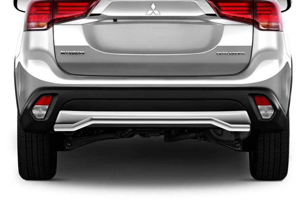 Защита заднего бампера d42 Волна Mitsubishi Outlander 2018- (R.4015.003) Rival