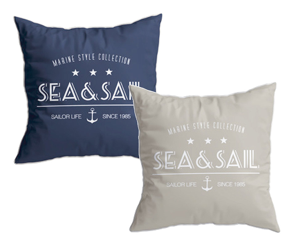 Купить пара подушек santorini sea&sail синие по цене  Низкие цены. Большой выбор. Доставка по всей России. Интернет-магазин в Москве. Только положительные отзывы!