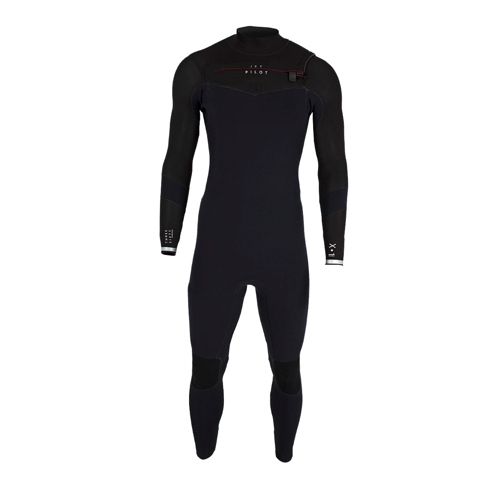 Гидрокостюм JetPilot X1 4X3 CZ LS Streamer Rip Stop black/rip stop, 2XL