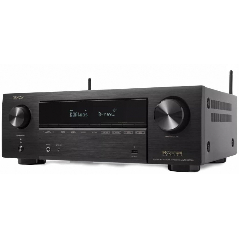 Домашний кинотеатр DENON AVRX1700HBKE2 Polk Signature2