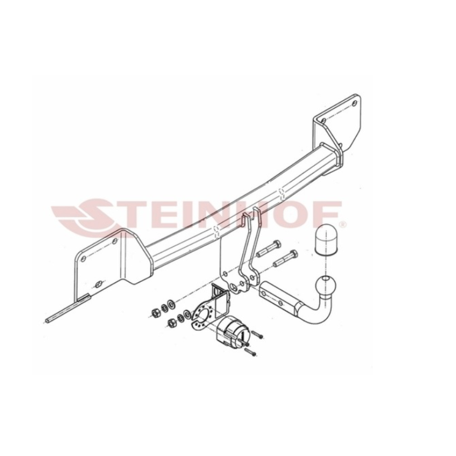 Купить фаркоп bmw x1 e84 2009-2015 - b-053 steinhof по цене  Низкие цены. Большой выбор. Доставка по всей России. Интернет-магазин в Москве. Только положительные отзывы!