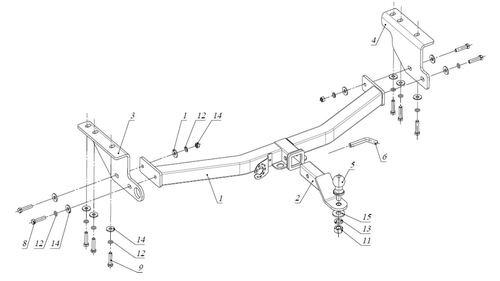Купить фаркоп nissan pathfinder r52 2014-2021 - fa 0854-e(n) бизон по цене  Низкие цены. Большой выбор. Доставка по всей России. Интернет-магазин в Москве. Только положительные отзывы!