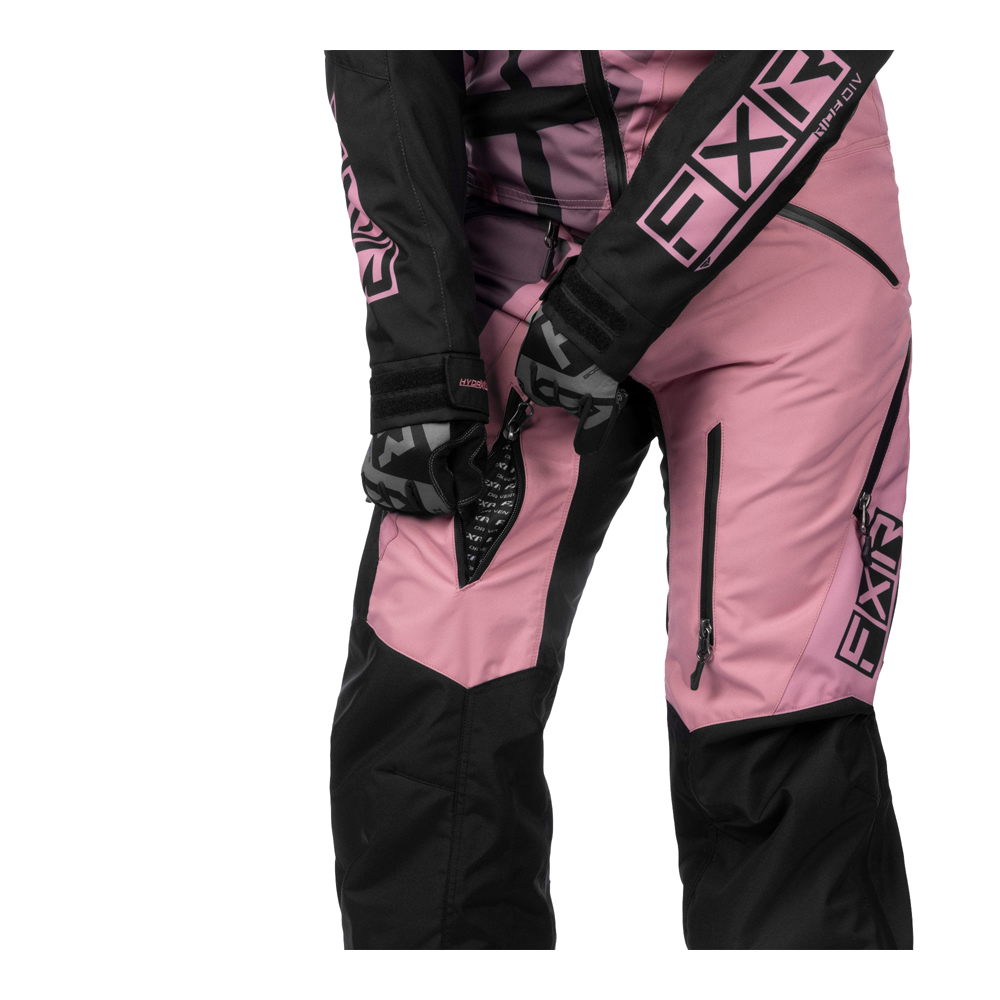 Комбинезон FXR CX F.A.S.T. с утеплителем Black/Dusty Rose, 4