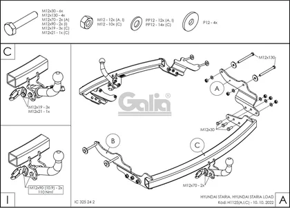 Купить фаркоп hyundai staria 2021- h112c galia по цене 34 192 р. Низкие цены. Большой выбор. Доставка по всей России. Интернет-магазин в Москве. Только положительные отзывы!