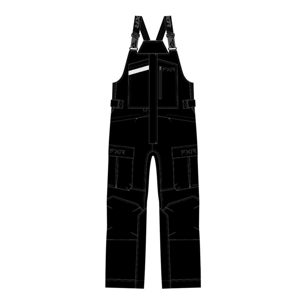 Полукомбинезон FXR Excursion с утеплителем Black, 2XL