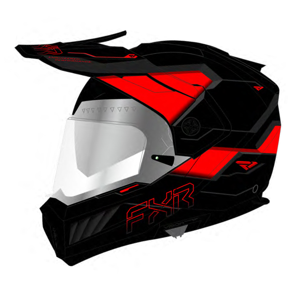 Шлем FXR Maverick X Pro с подогревом Black/Red, L