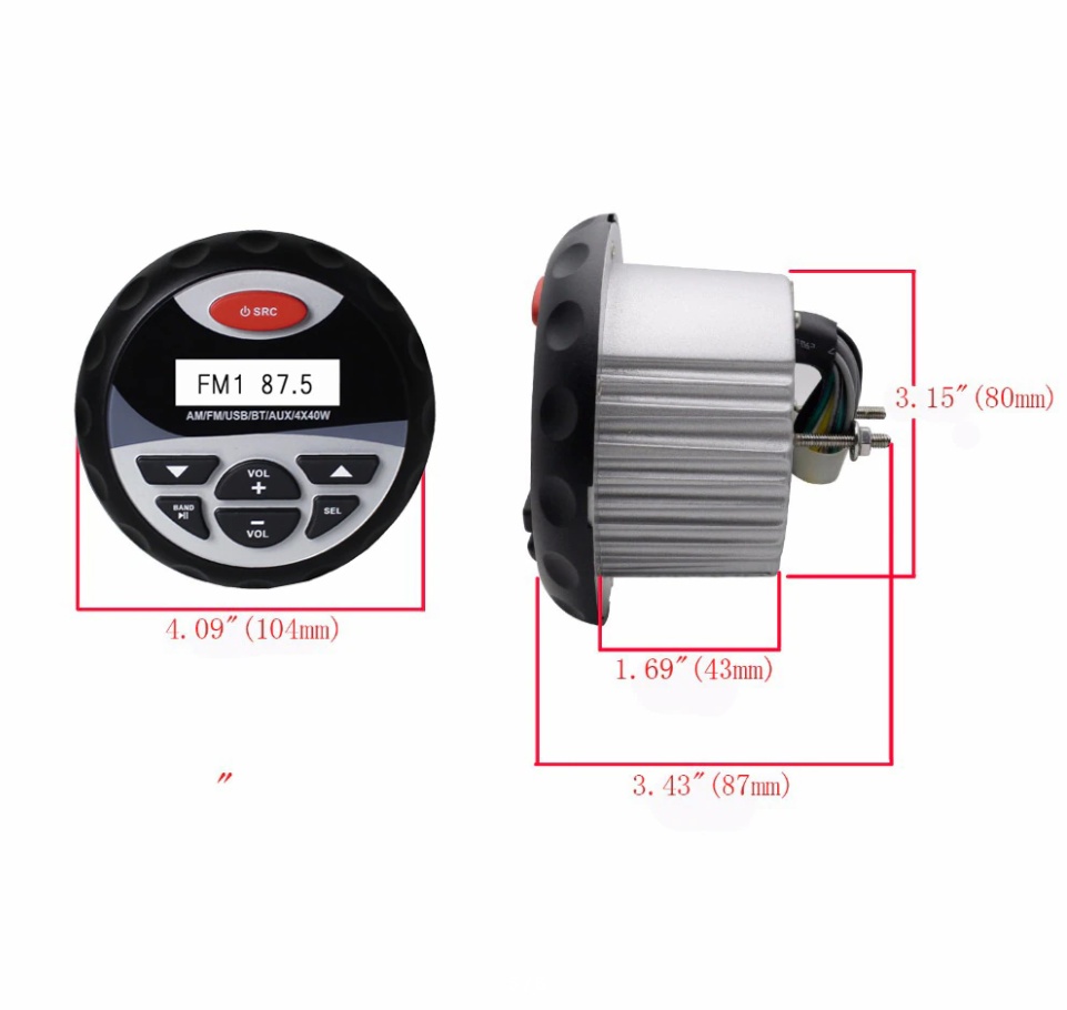 Купить морская магнитола в катер лодку круглая bluetooth vx100 по цене 7 000.00 р. Низкие цены. Большой выбор. Доставка по всей России. Интернет-магазин в Москве. Только положительные отзывы!