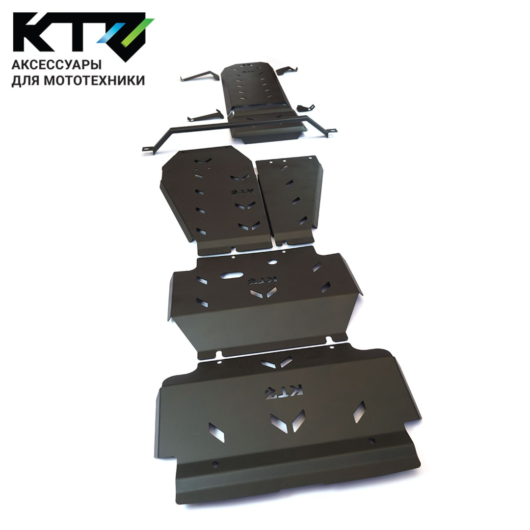 Комплект защит для TANK 500_TANK 300 4WD АКПП 2023+, сталь 3 мм KTZ