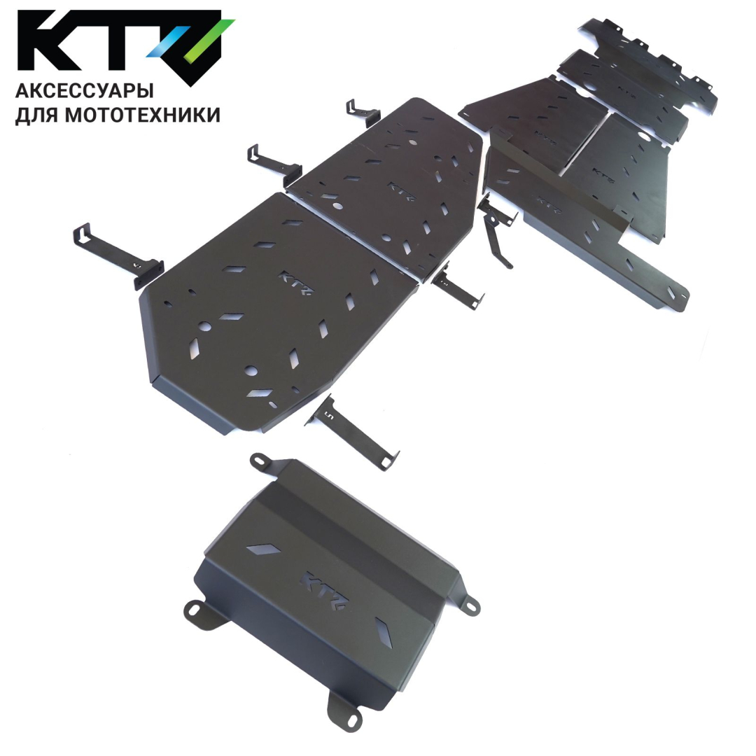 Комплект защит для TANK 700 3.0 АКПП 4WD 2025, сталь 3 мм KTZ