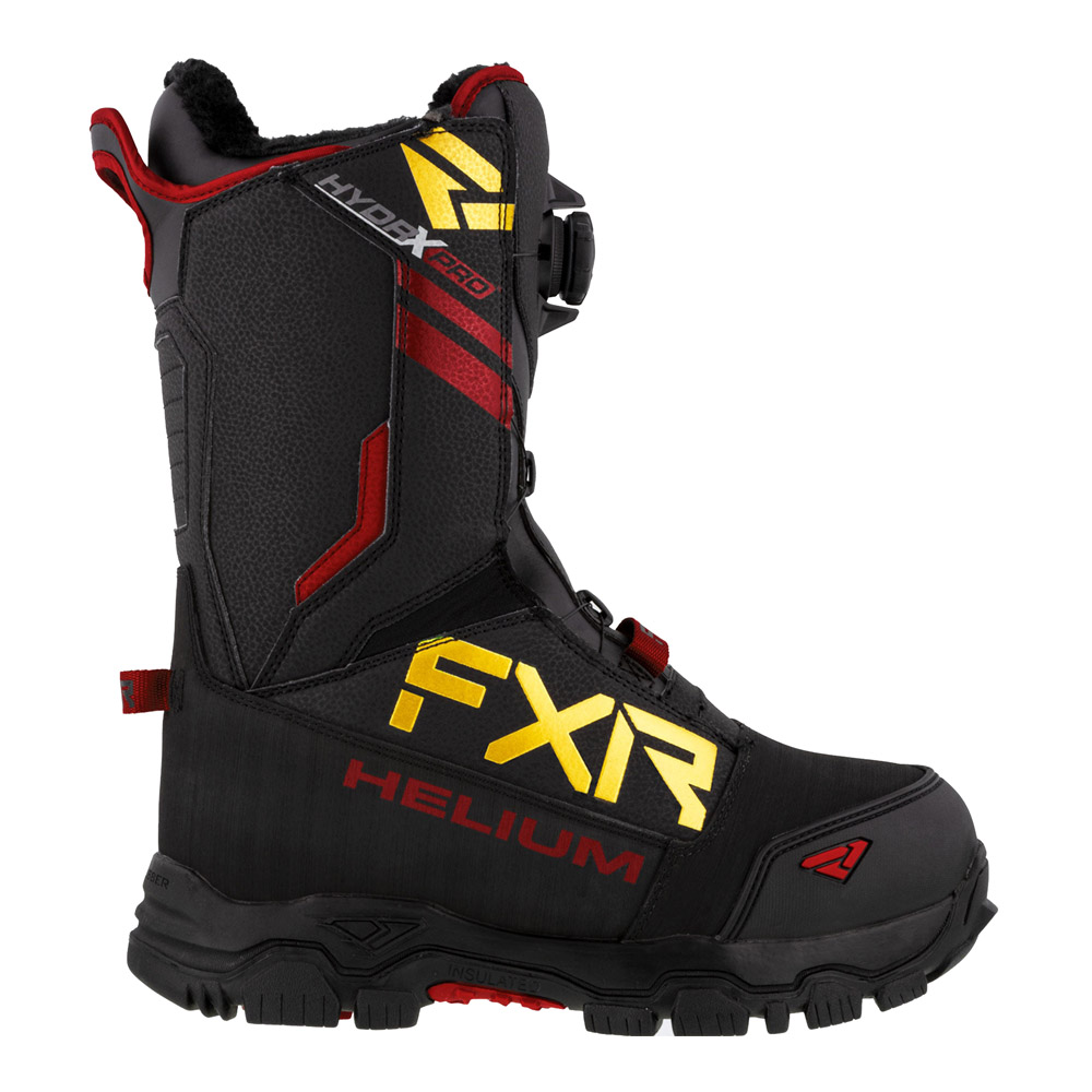 Ботинки FXR Helium BOA с утеплителем Black/Rust/Gold, 7/9