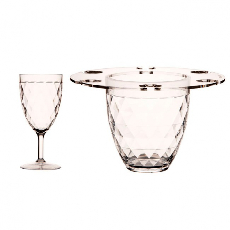 Купить ведерко для шампанского + бокалы 20х21 см по цене  Низкие цены. Большой выбор. Доставка по всей России. Интернет-магазин в Москве. Только положительные отзывы!