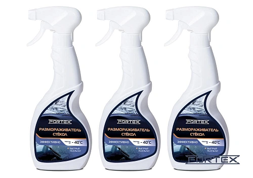 Размораживатель стекол Fortex (3 шт) (FC.1101.3) Rival