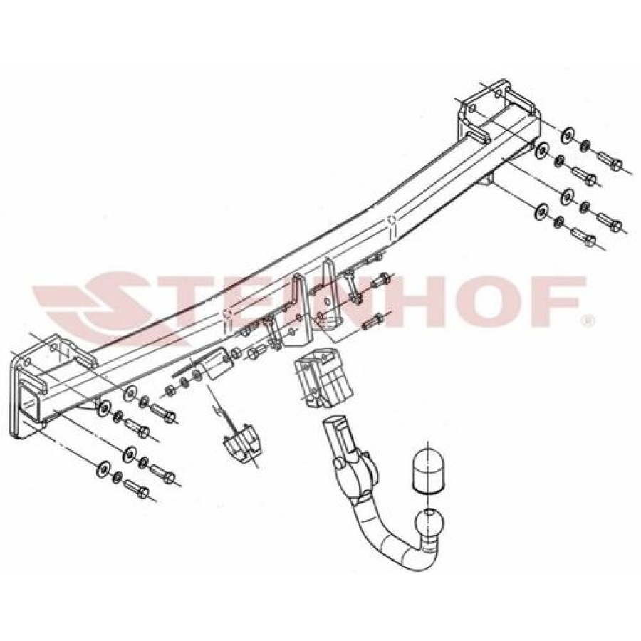 Купить фаркоп volkswagen touareg 2002-2018, porsche cayenne 2002-2017, audi q7 2006-2015 - a-093 steinhof по цене  Низкие цены. Большой выбор. Доставка по всей России. Интернет-магазин в Москве. Только положительные отзывы!