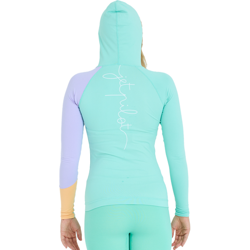 Толстовка JetPilot Pacer Ls Hooded Rashie Teal, L