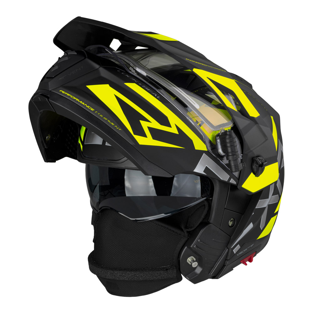 Шлем FXR Maverick X с подогревом Black/Hi Vis, L